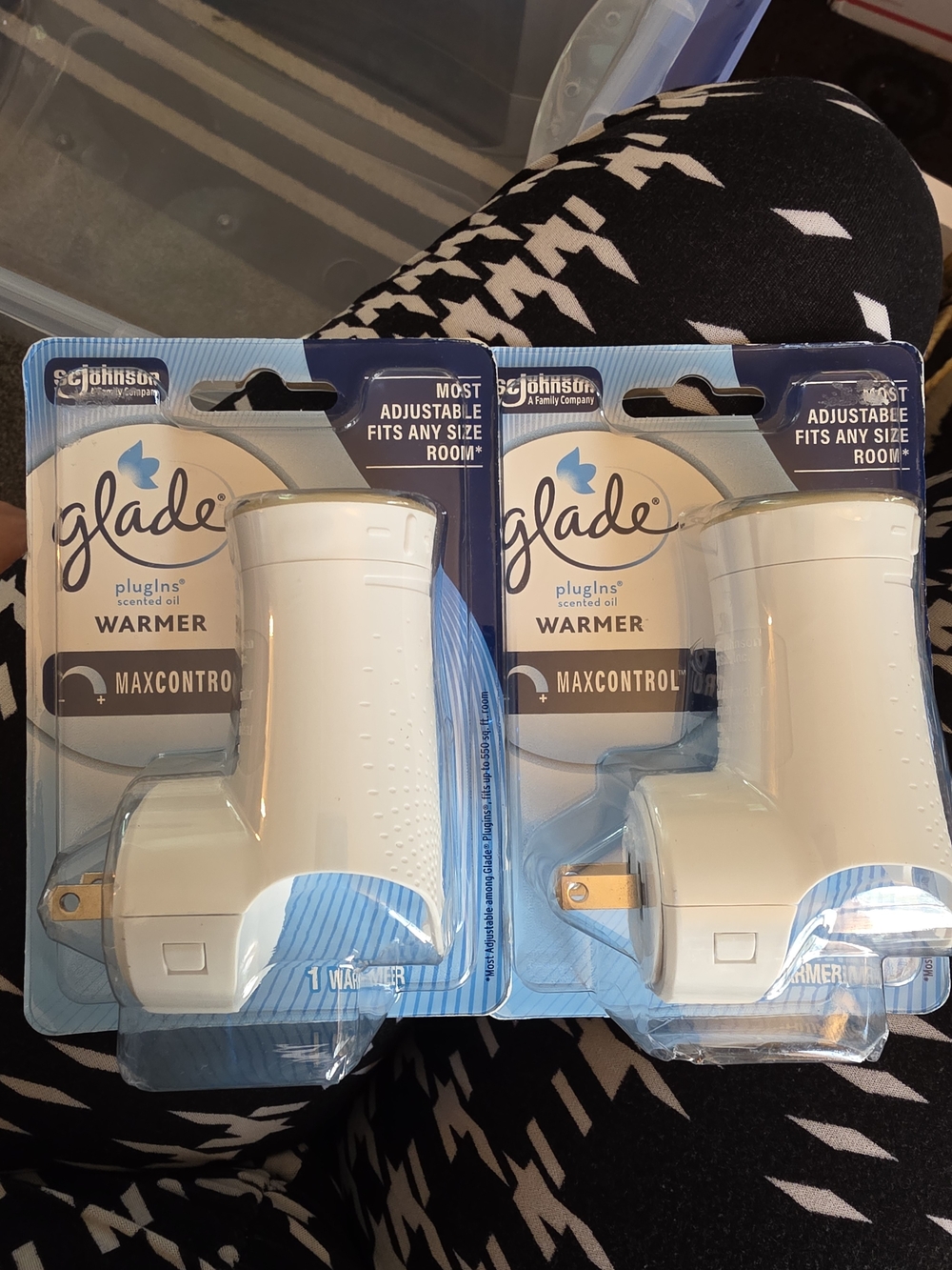 Glade White PlugIns Warmer MaxControl Set of 2